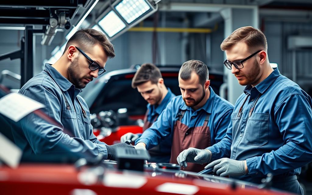 Skilled auto body technicians