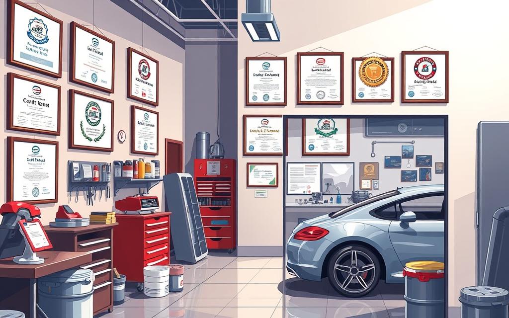 auto body shop certifications